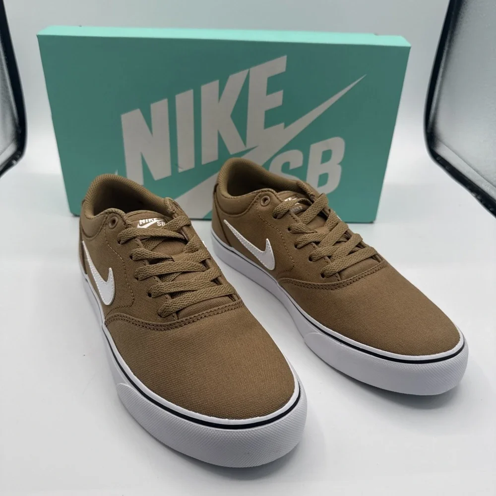 Nike Chron‎ 2 Canvas SB Driftwood DM3494-200 Size 8 Women 6.5 Men Solarsoft Sole